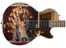 Halsey Signed Epiphone 1/1 Custom Graphics Guitar ACOA