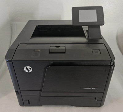 HP LaserJet Pro 400 M401dn M401dne Laser Printer Duplex CZ195A with 2 New Toners