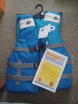  Adult Blue Flotation Life Jackets Best XO2 NEW One Size Fits All