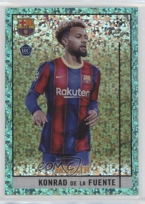 2020 Topps Aqua Speckle Refractor 40/175 Konrad de la Fuente #30 Rookie RC qn5