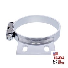 Automotive 10327 5" Peterbilt Chrome Cab Exhaust Clamp