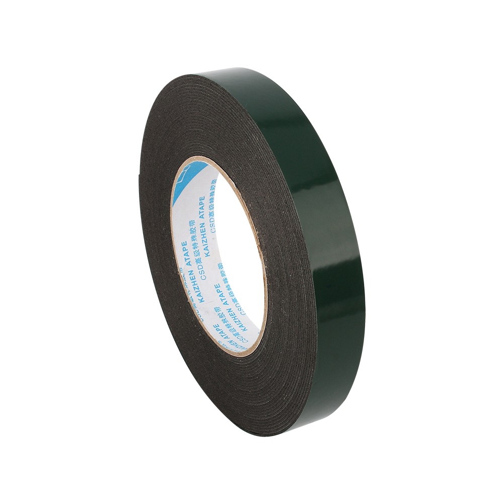 10m Super Strong Self Adhesive Double Sided Foam Tape Black Color☜