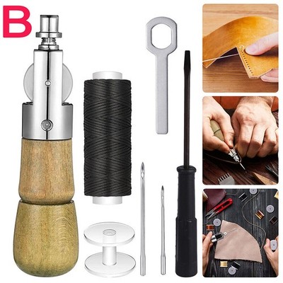 New Sewing Awl Needle Repair Tools Kits for Leather Sail Canvas dds