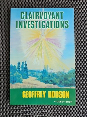 Clairvoyant Investigations by Geoffrey Hodson 1984 Vintage Trade Paperback G+