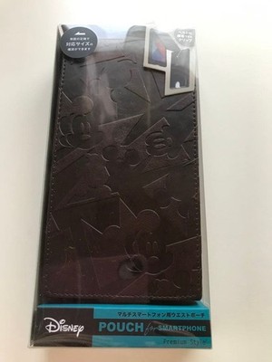 Disney Mickey Pattern Waist Pouch for Multiple Smartphones