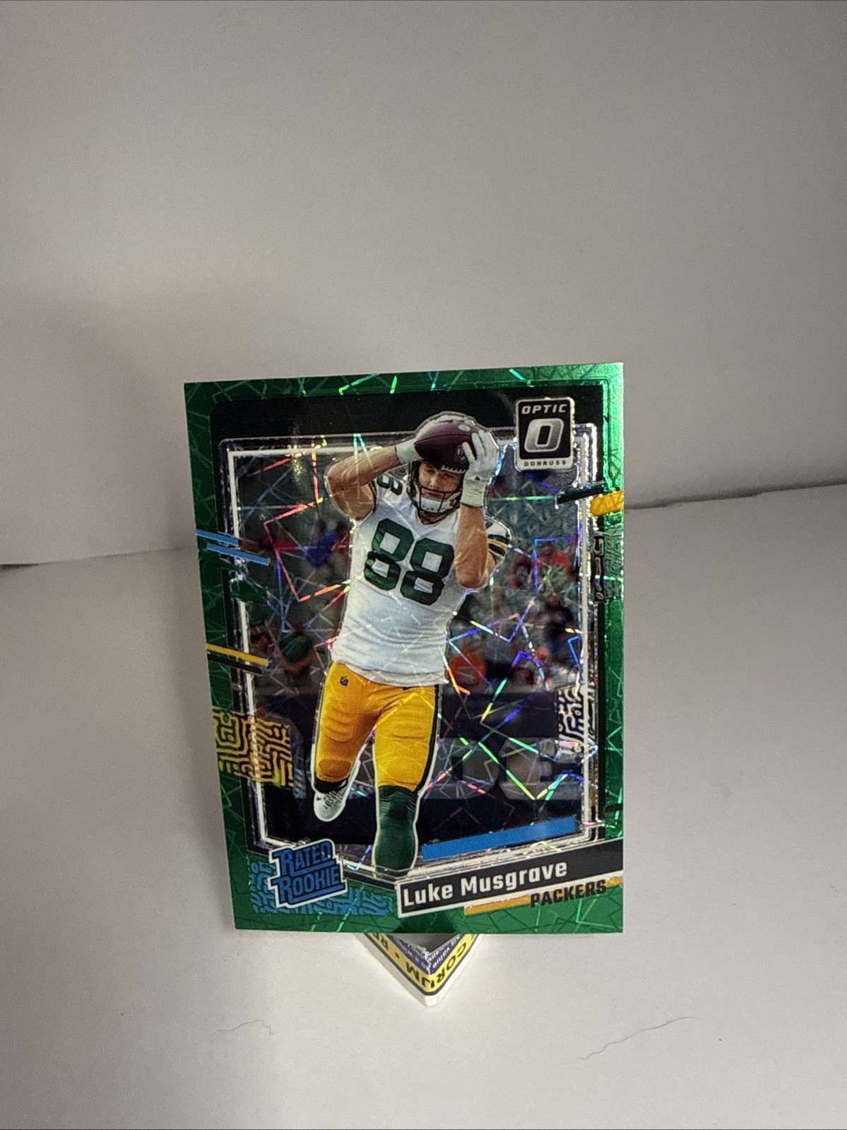 2023 Panini Donruss Optic - Rated Rookie Green Velocity Prizm #241 Luke Musgrave