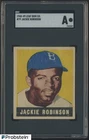 1948-49 Leaf #79 Jackie Robinson Brooklyn Dodgers RC Rookie HOF SGC Authentic