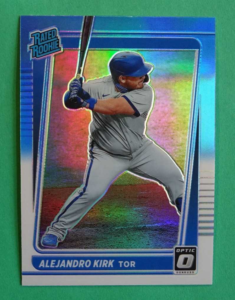 2021 Donruss Optic ALEJANDRO KIRK Rated Rookie #63 *Carolina Blue & White Prizm*