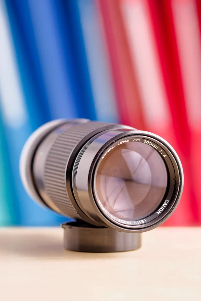 Canon FD 200mm f/4 S.S.C. Breech Lock 1:4 Telephoto SSC !! Super Offre !! - Photo 3/4