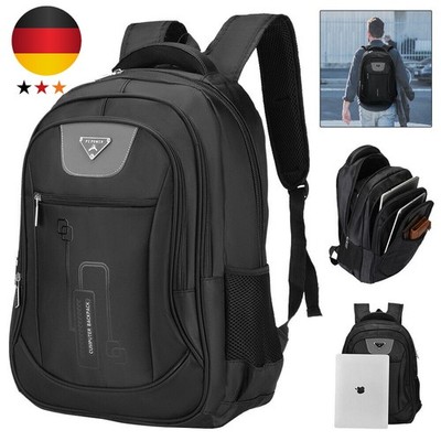 Herren Damen Laptop Rucksack Wasserdicht Freizeit Reisen Schulrucksack Backpack