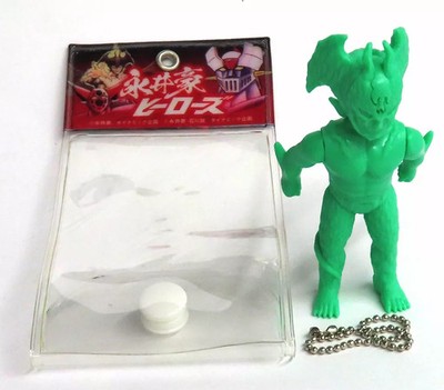 Mini Figur Devilman grün ''Go Nagai Heroes Kugelkette Maskottchen BOX Version''