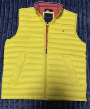 Tommy Hilfiger Herren Weste Daunenweste Gelb NEU Gr.L NP  160€