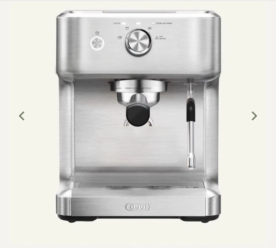 GEVI Ezbru 1000 Espresso Coffee Maker Machine with Pre-infusion ECMC0 C4