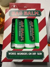 BAG BALM Lanolin Enriched 4-Pack Travel Tubes 1.33 Oz (4-0.33 Oz Tubes)  NEW