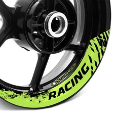 For Aprilia TUONO 1000 R 03-11 10 09 Wheel Inner Rim Stickers 17 inch S08B Green