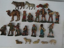 Alte Krippenfiguren   aus einer Sammlung !!!