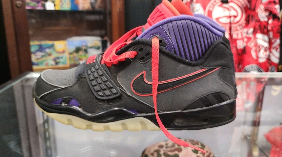 Nike Air Trainer 2 SC‎ Premium QS Megatron Mens Size 8 Athletic Shoes Black Red Air Trainer SC 2  main image 3
