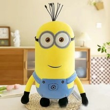 Juguete de Peluche Minions Bob Stuart Muñeca de Peluche Suave Personaje de Película Niños Regalo 45CM