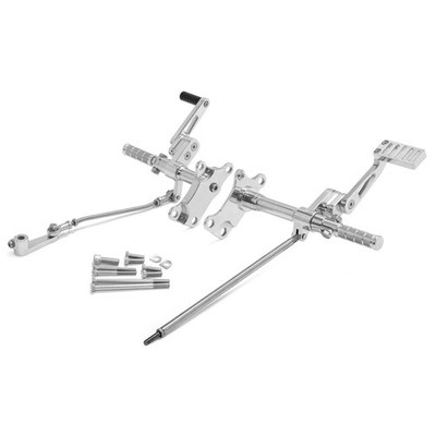 Vorverlegte Fußrastenanlage Für Harley Sportster XL 883 1200 Hugger Deluxe 87-03