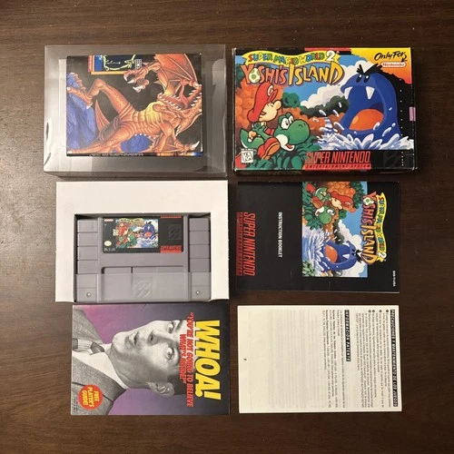 Super Mario World 2: Yoshi's Island (SNES Super Nintendo) Complete - Authentic