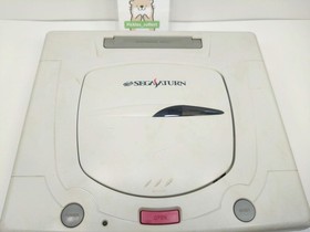 Sega Saturn White Console HST-3220 set Language Japanese Model Tested SEGA 0302C