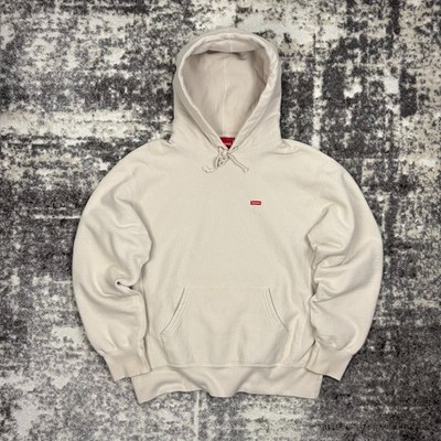 Supreme Herren Small Box Logo Hoodie Cream/ Clay - Größe S