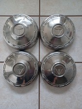 Vintage 1963 1964 1965 Plymouth Valiant Poverty Hubcaps Mopar Set Of 4
