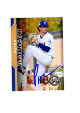 Peter Heubeck 2023 Rancho Cucamonga signed autograph baseball card Dodgers a