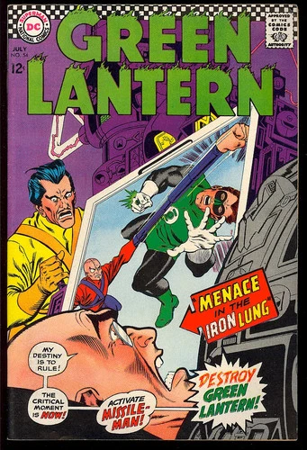 Green Lantern #54 Very Nice Silver Age Superhero Vintage DC Comic 1967 FN+