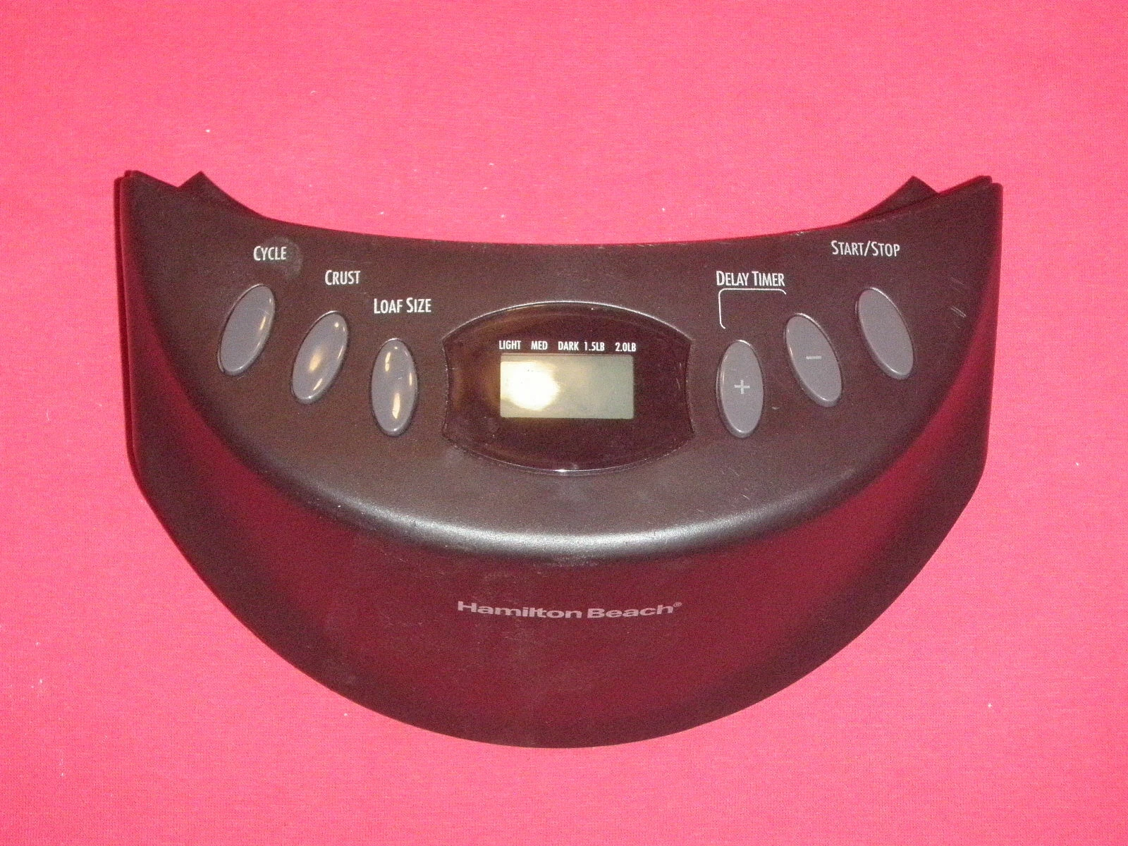 Hamilton Beach Bread Maker Machine Control Panel for Model 29882
