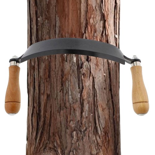 8 inch Straight Draw Shave Knife Draw Knife Woodworking Debarking Debarking Tool - Picture 4 of 9
