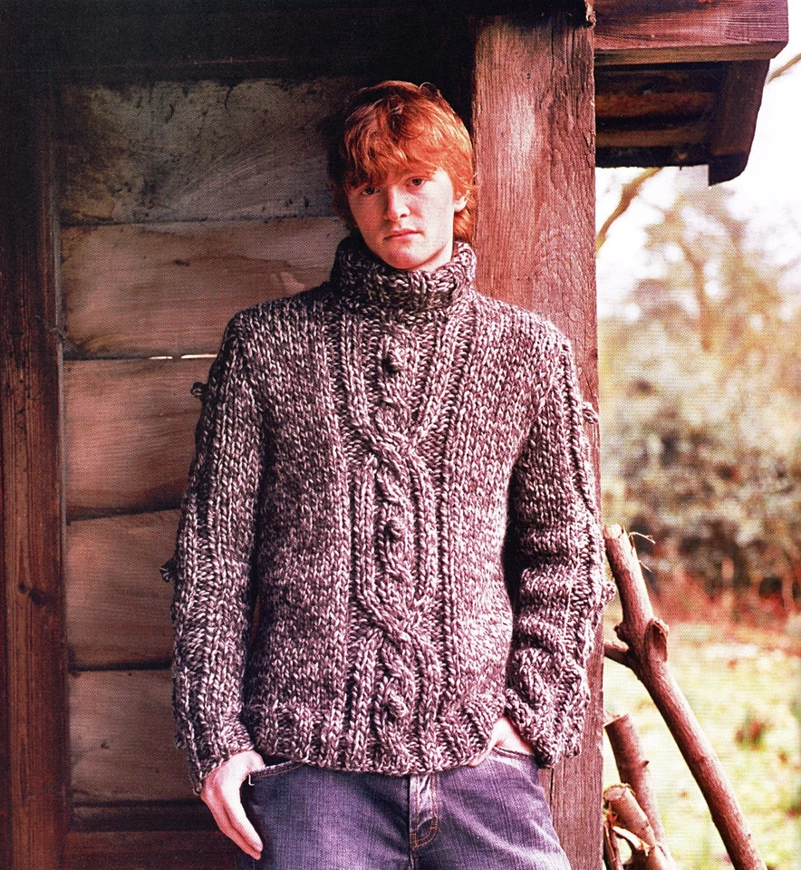 Big Just Got Bigger - Rowan Knitting Pattern Book - 30 Designs for Men & Women - Image 2 of 4