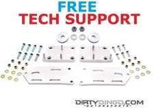 Dirty Dingo Mustang 1979-1993 LS Fox Mustang Conversion Billet Adjustable Mounts