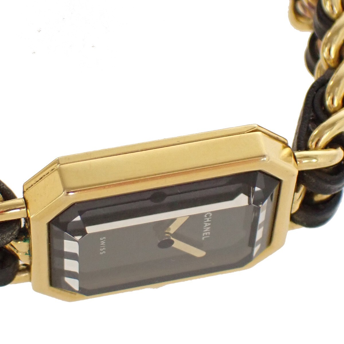 CHANEL Logo Premiere Watch H0001 #M Quartz Stainless Steel Leather GHW Chanel Premiere S H0001 Quartz Cal.976.001 GP GP/Leather  main image 4