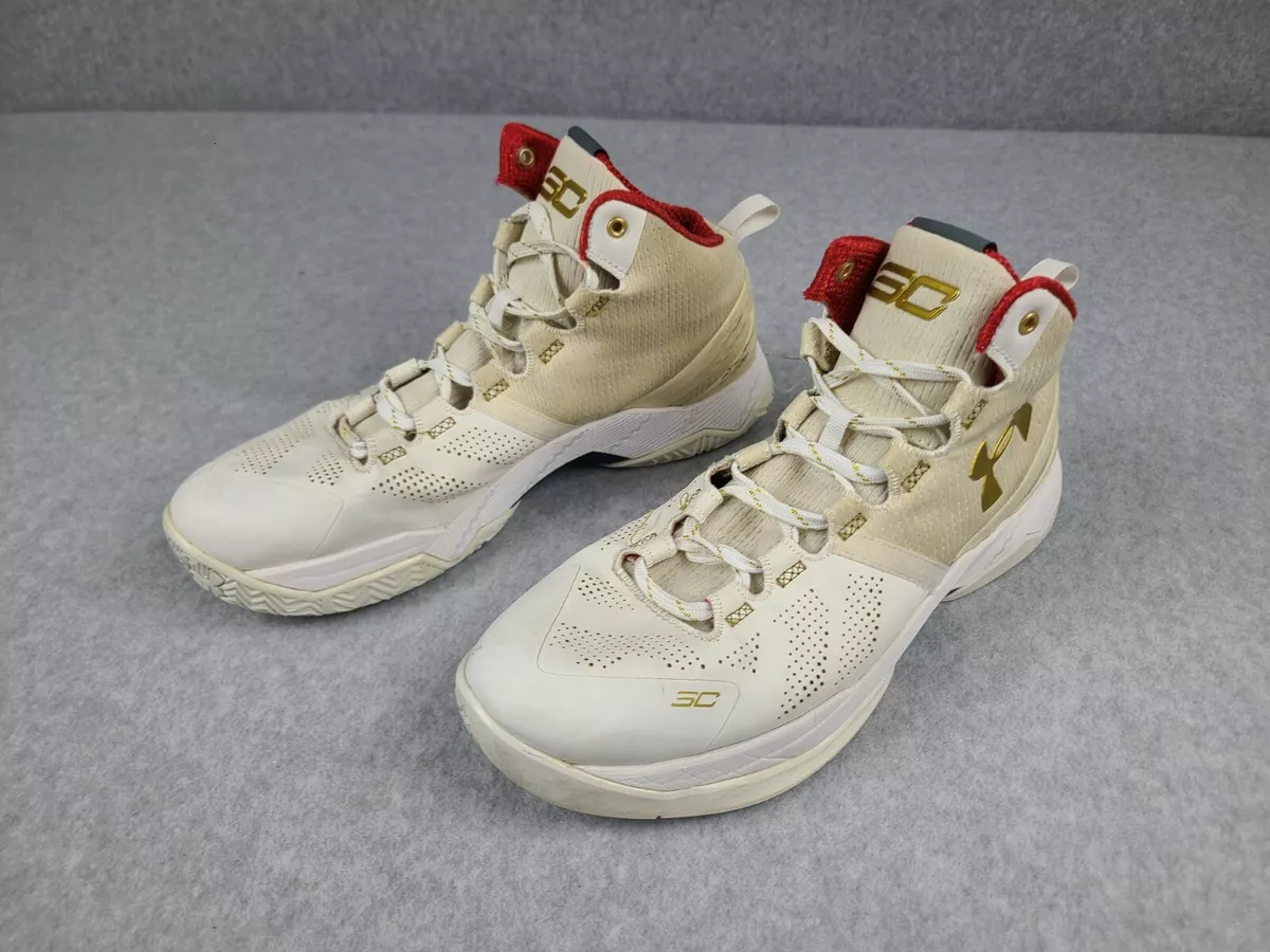 Under Armour Youth 7Y Women s 8.5 9 Shoes Curry 2 Sneakers White 1270817 100