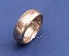 Custom Order Damascus Ring Stainless Steel Copper Men's Engagement Wedding Ring