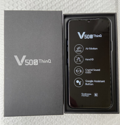 LG V50S ThinQ 5G LM-V510N 256GB 8GB RAM Black Unlocked (5G)-NEW