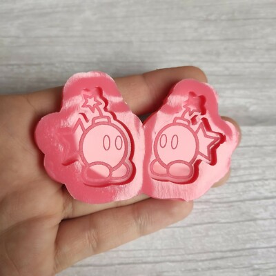Bomb - Alarm - Explosive - Super mario - Resin mold - Silicone mold  - Fanart