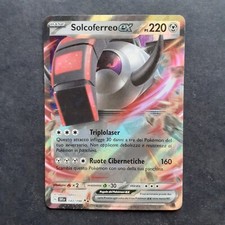 Pokemon 143/198 Solcoferreo Ex Carta Holo Rara Full Art Mint Scarlatto Violetto