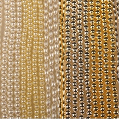 Pearls Japanese Chinese Faux Plastic Strands Various Styles Sizes Colors
