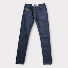 April 77 Men's Size 27 Dark Blue Dictator Jeans Slim Fit Denim Ultra Low Rise