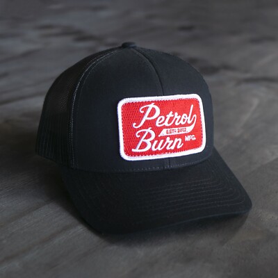Petrol Burn Mfg. Mens Gasoline Car Motorcycle Hotrod Lifestyle Snapback Hat