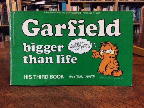 Garfield Bigger Than Life His Third Book Jim Davis 1981 First Ballantine Ed PB - Bild 1 von 10