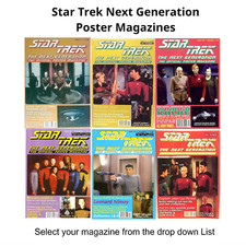 Listing image for Original 1990s BRITISH Star Trek Next Generation Poster Magazine UK— Your Choice