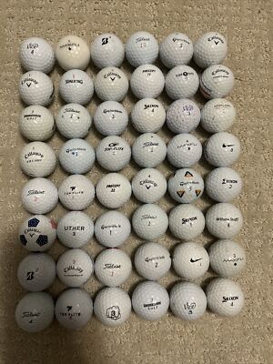 48 golf balls assorted brands AAA-AAAAA condition