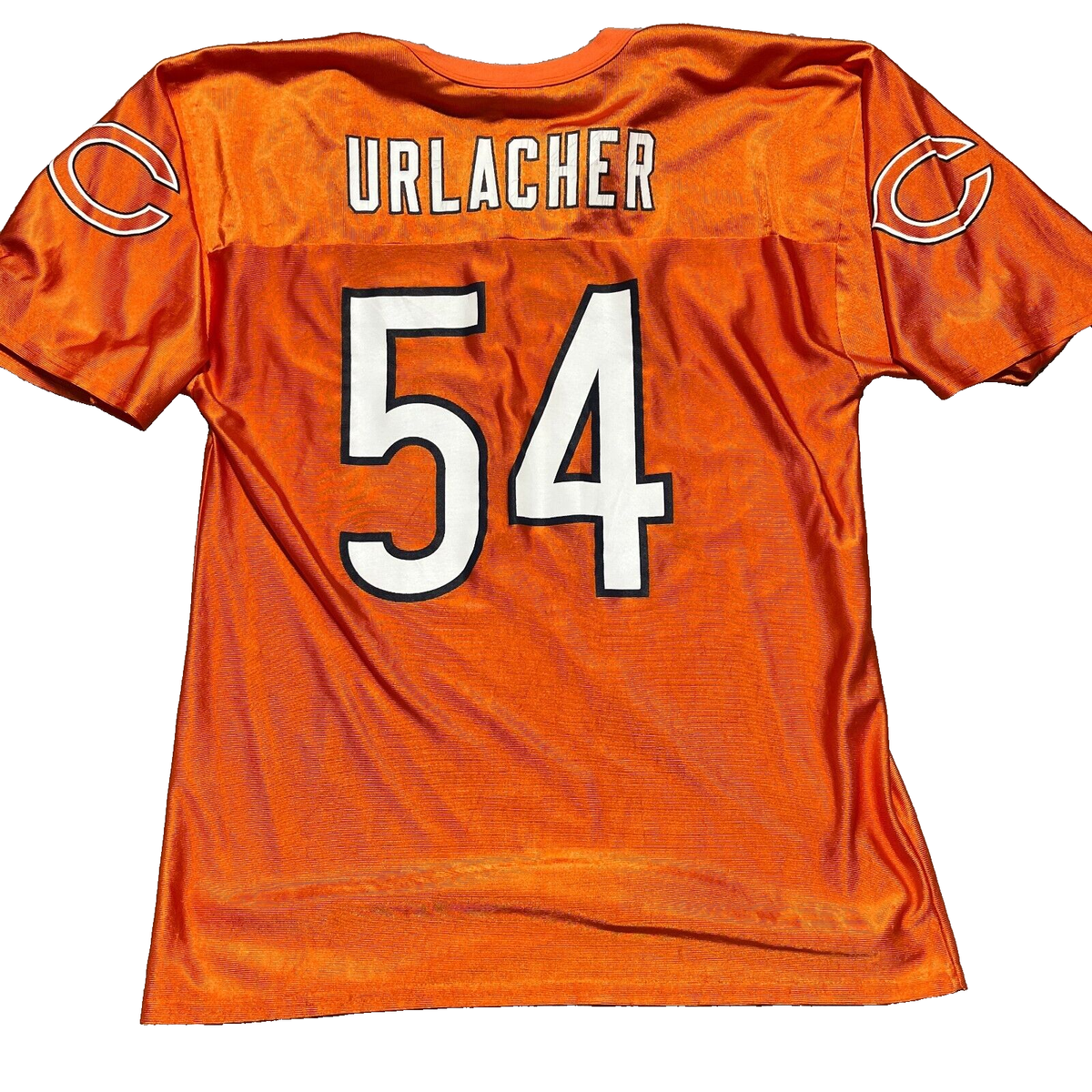 Chicago Bears Authentic NFL Jersey Mens Large Orange Brian