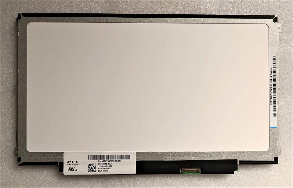 12.5" HD 1366*768 Laptop Screen for LG LP125WH2 TPB1 TPF1 TPM1 TPP1 Non-touch - Image 2 of 2