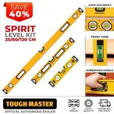 Professional Builders Spirit Level Set 250mm 600mm 1200mm 13 Pcs 3 Vial Magnetic