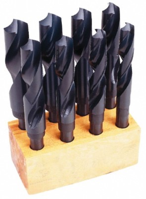 Value Collection 9/16 to 1'', 118° Point, Oxide Finish, High Speed Steel R...