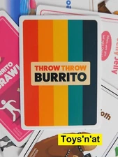 Throw Throw Burrito Game Card (ONE CARD, Your Choice!)